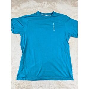 Rip Curl Mens Teal Blue Graphic T Shirt The Search Standard Fit Cotton XL